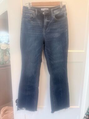 Vervet Women’s Mid-Rise Dark Blue Straight Jeans